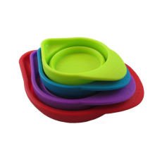 Colorful Custom size silicone collapsible measuring cups